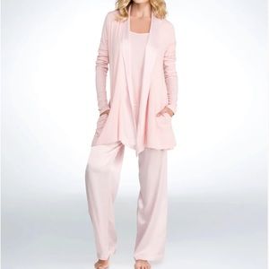 New Pink Satin Lounge Set (3 Pieces!)